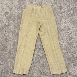 Vintage Lauren Ralph Lauren Women's Tan Trousers